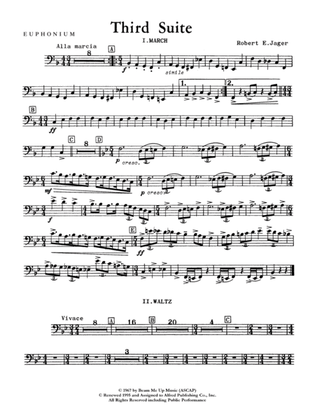 Third Suite (I. March, II. Waltz, III. Rondo): Baritone B.C.
