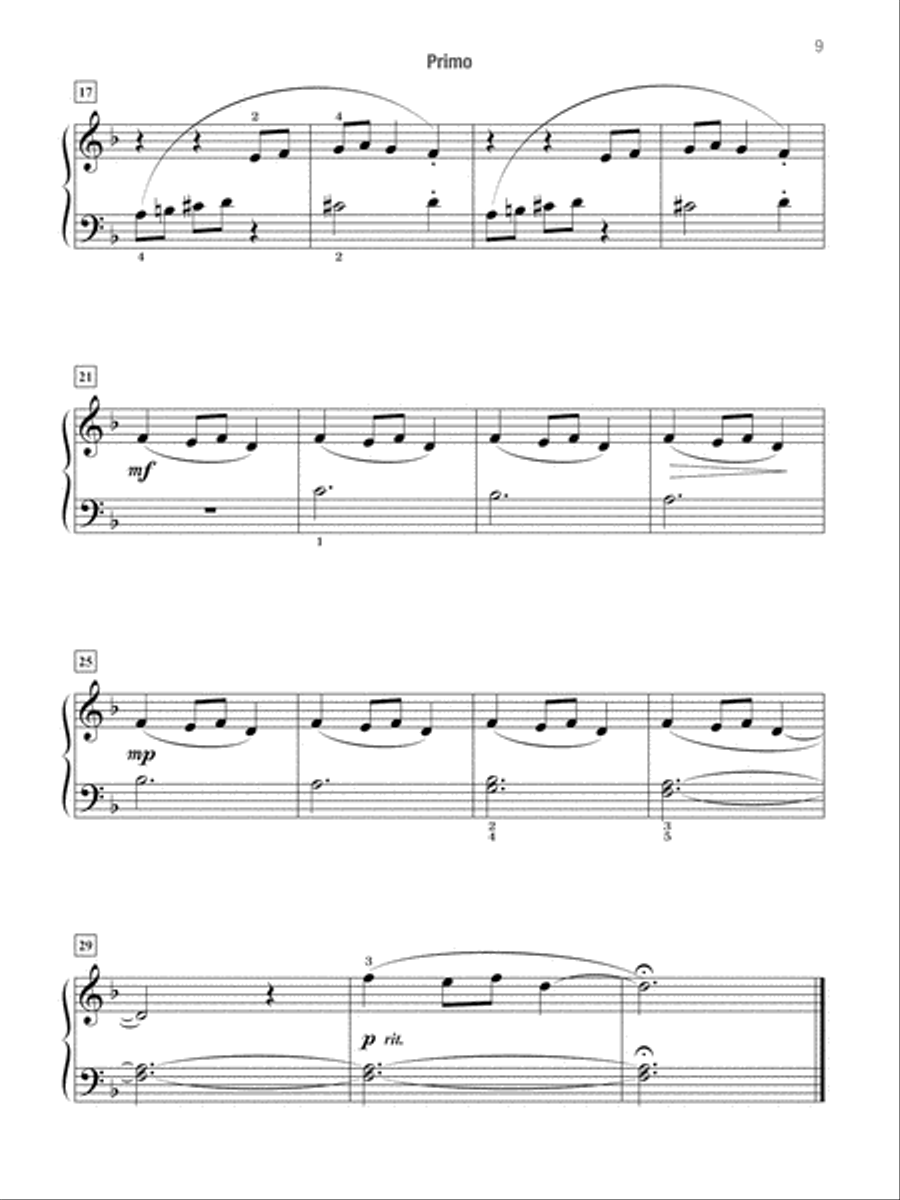 Famous & Fun Christmas Duets, Book 3 Small Ensemble scores gallery preview page 10
