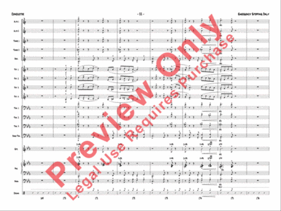 Emergency Stopping Only Jazz Ensemble scores gallery preview page 25