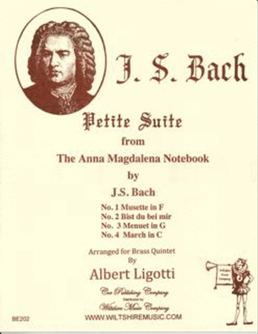 Petite Suite from Anna Magdalena Notebook Brass Quintet scores gallery preview page 1