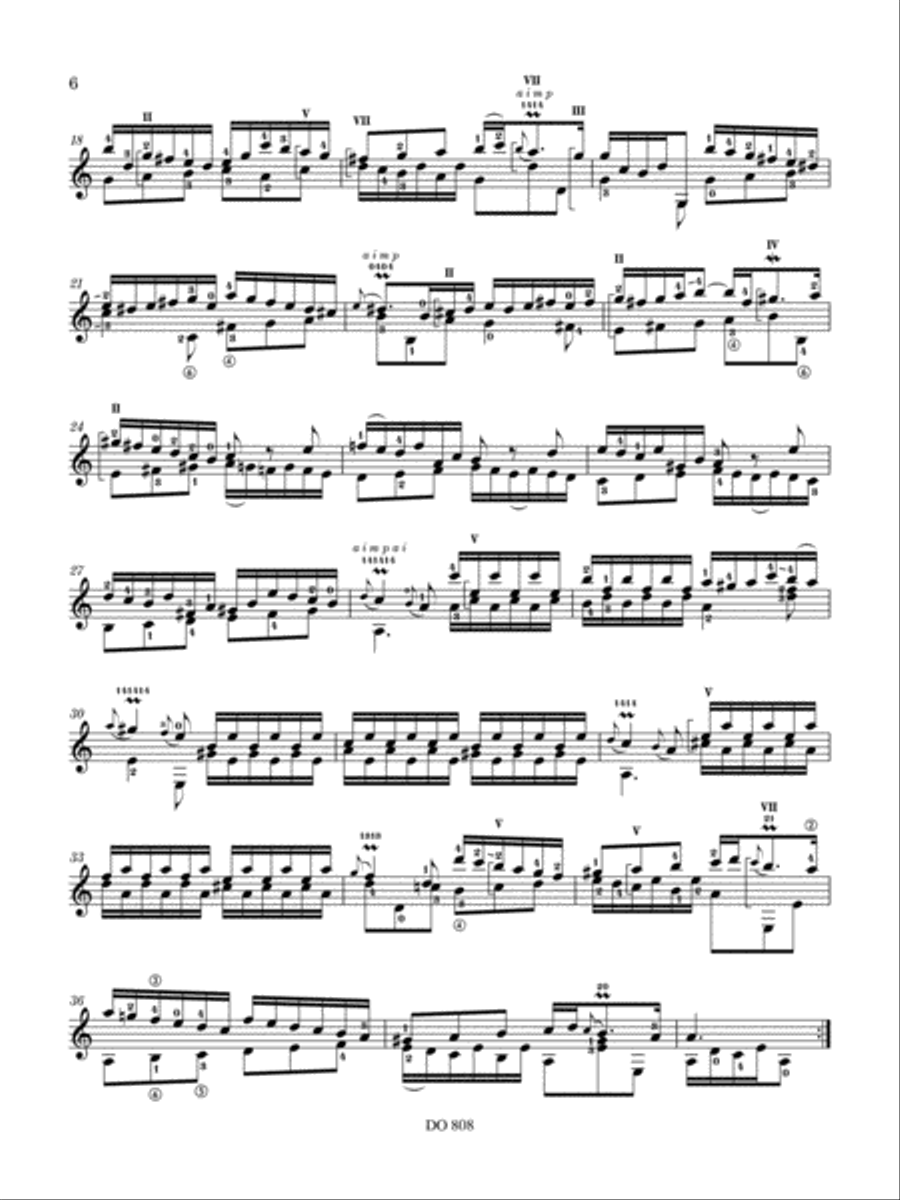 Vingt-sixième ordre Classical Guitar scores gallery preview page 6