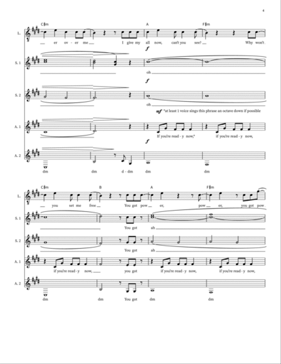 Power Choir scores gallery preview page 4