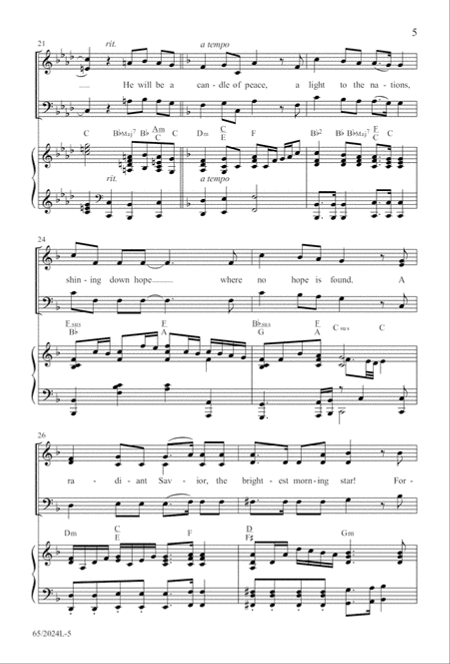 Child of Hope 3-Part scores gallery preview page 6