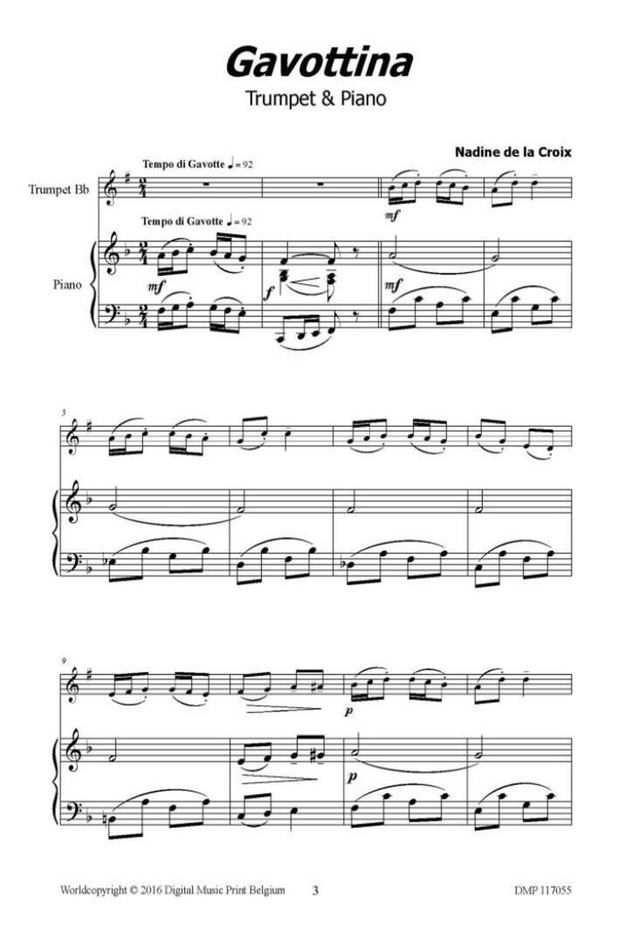 Gavottina Trumpet Solo scores gallery preview page 2