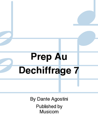 Book cover for Prep Au Dechiffrage 7