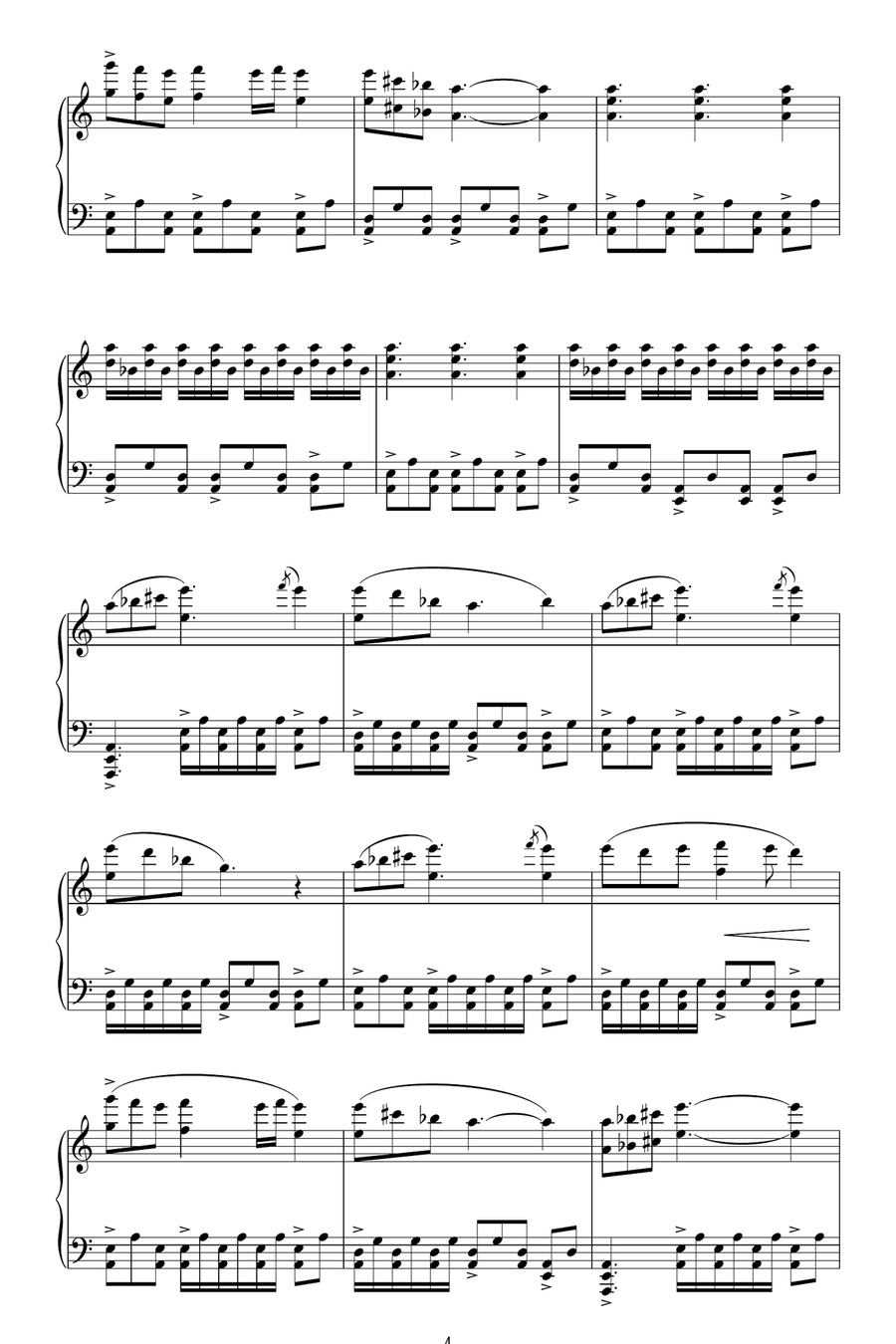 Main Title (from The Secret Garden) Piano Solo scores gallery preview page 4
