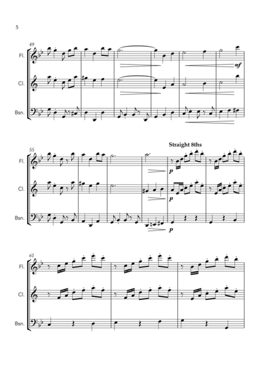 House of the Rising Sun - Jazz Arrangement for Woodwind Trio image number null