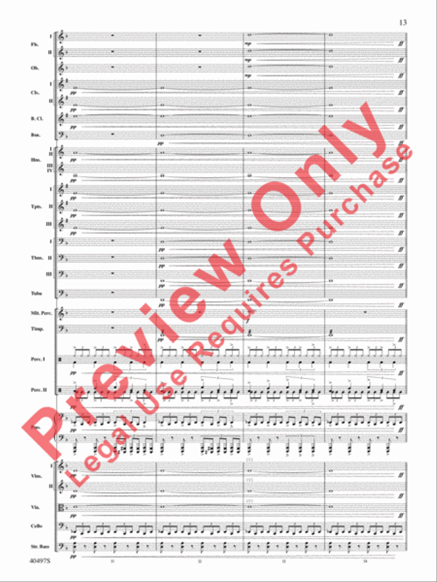Batman: The Dark Knight Rises Full Orchestra scores gallery preview page 14