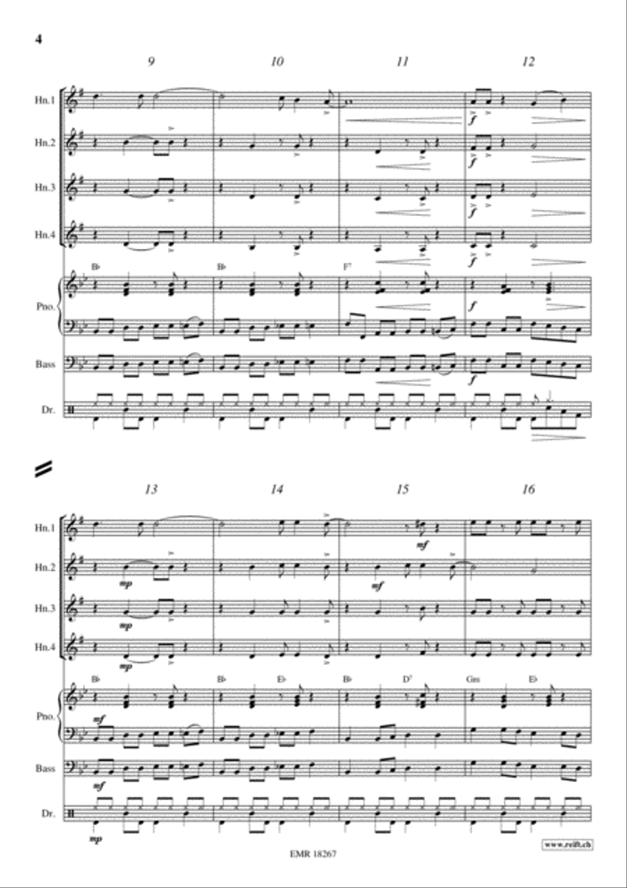Kumbaya Horn scores gallery preview page 4