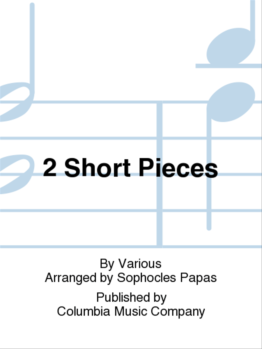 2 Short Pieces 2 Short Pieces School and Community scores gallery preview page 1