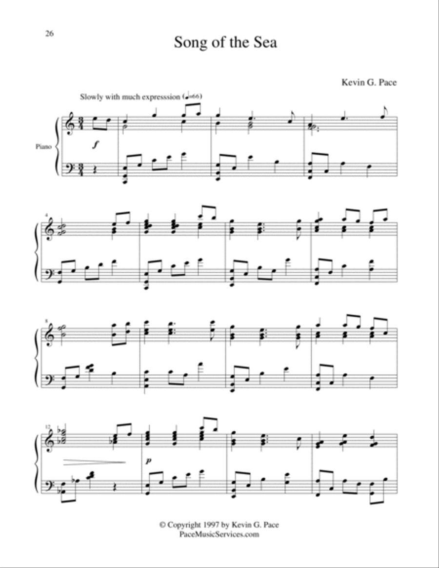 Song of the Sea - Piano Solo Piano Solo scores gallery preview page 2