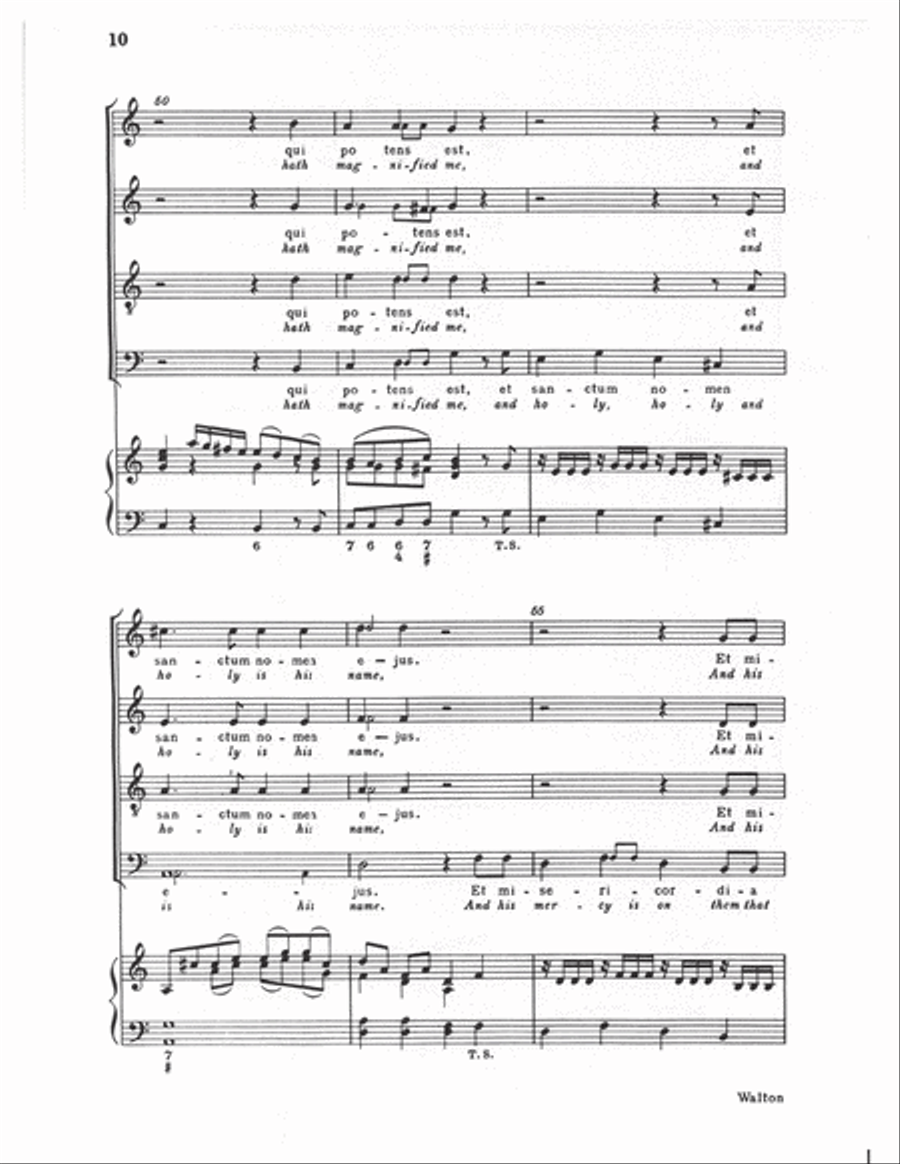 Magnificat (SATB - Vocal Score) 4-Part scores gallery preview page 9