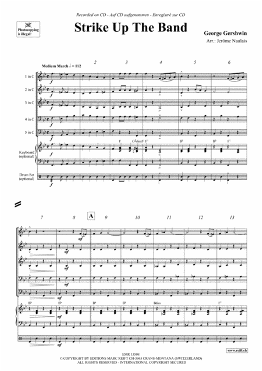 Strike Up The Band Woodwind Quintet scores gallery preview page 3