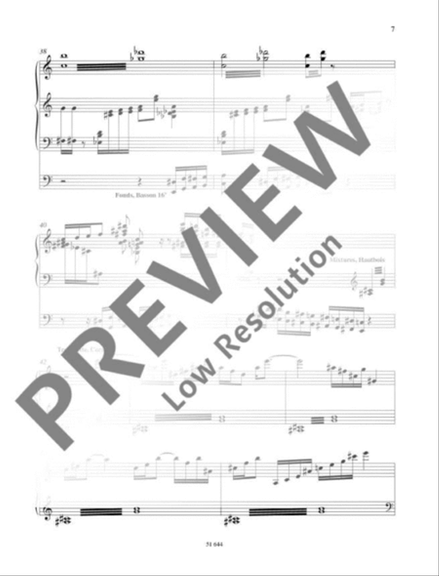 Scènes d'Enfant Organ scores gallery preview page 8