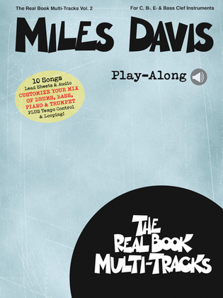 Book cover for Miles Davis Play-Along