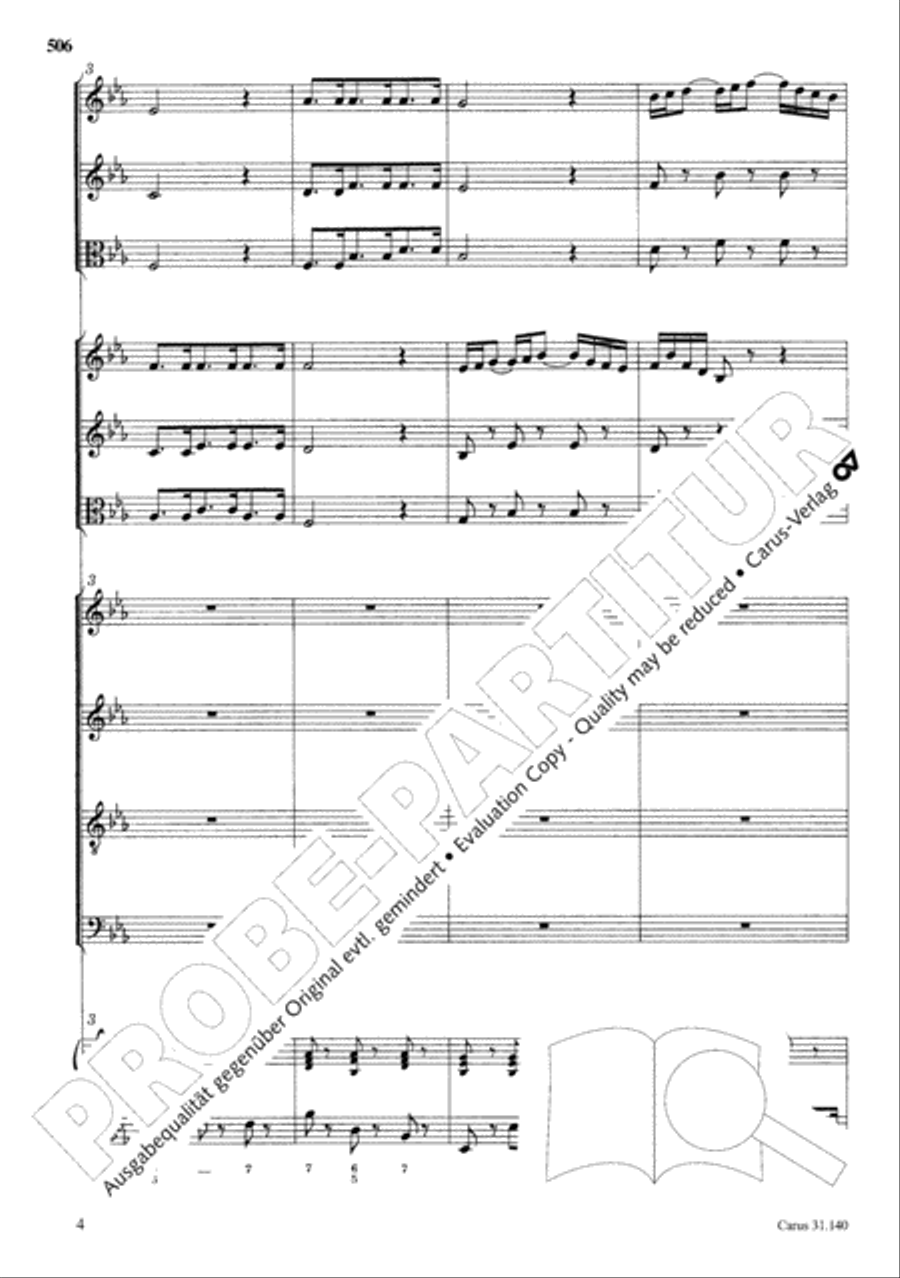The Complete Sacred Vocal Works (Das geistliche Vokalwerk) Voice scores gallery preview page 507