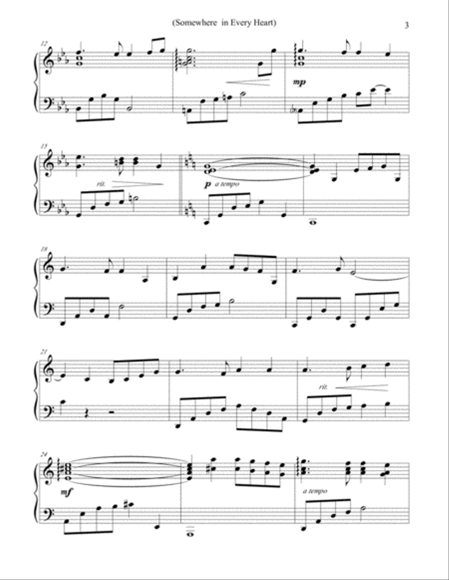Relaxing & Romantic Piano, Vol. III Piano Solo scores gallery preview page 3