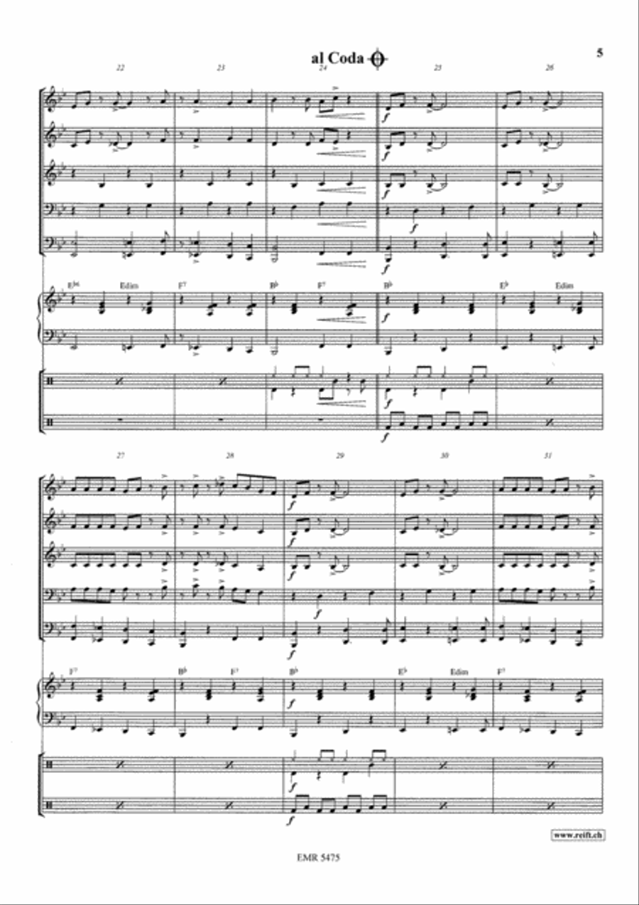 Little Brown Jug Little Brown Jug Concert Band scores gallery preview page 6