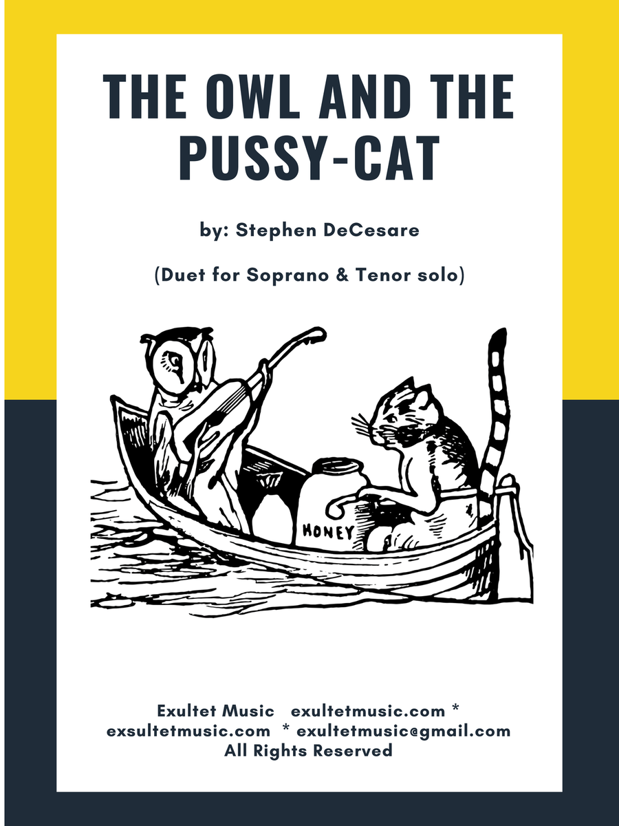 The Owl And The Pussy-Cat (Duet for Soprano and Tenor solo) Tenor Voice scores gallery preview page 1