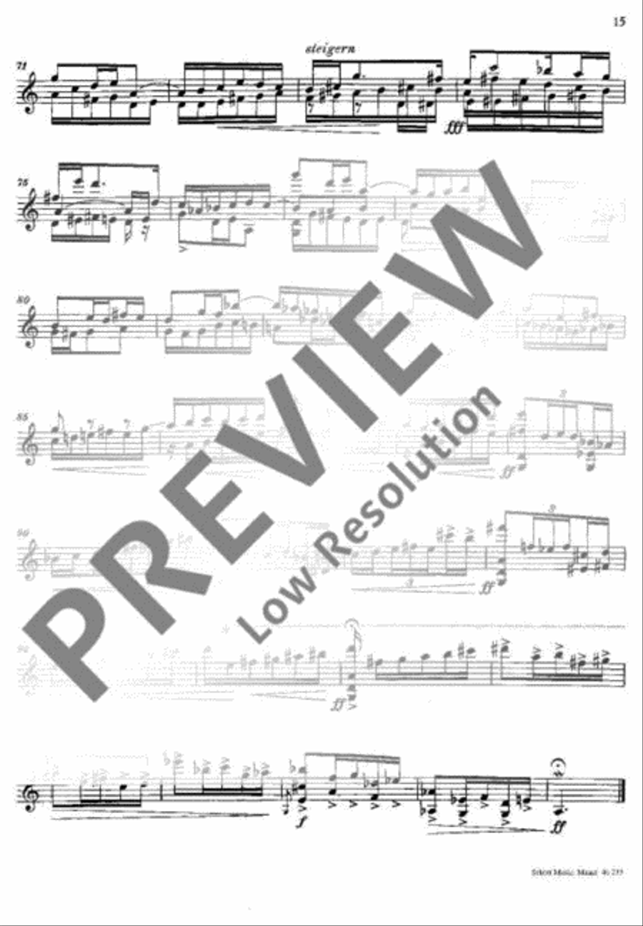 1. Sonate Violin Solo scores gallery preview page 16