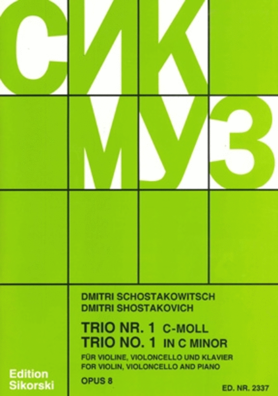 Trio No. 1, Op. 8