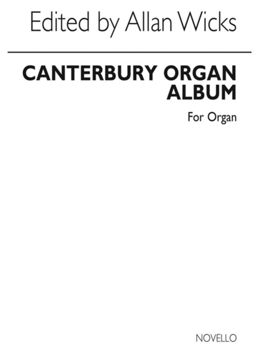 Wicks Canterbury Organ Album