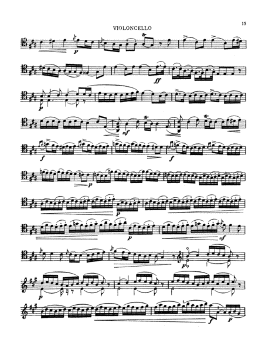 Boccherini: Three Sonatas for Cello and Piano Piano Accompaniment scores gallery preview page 3