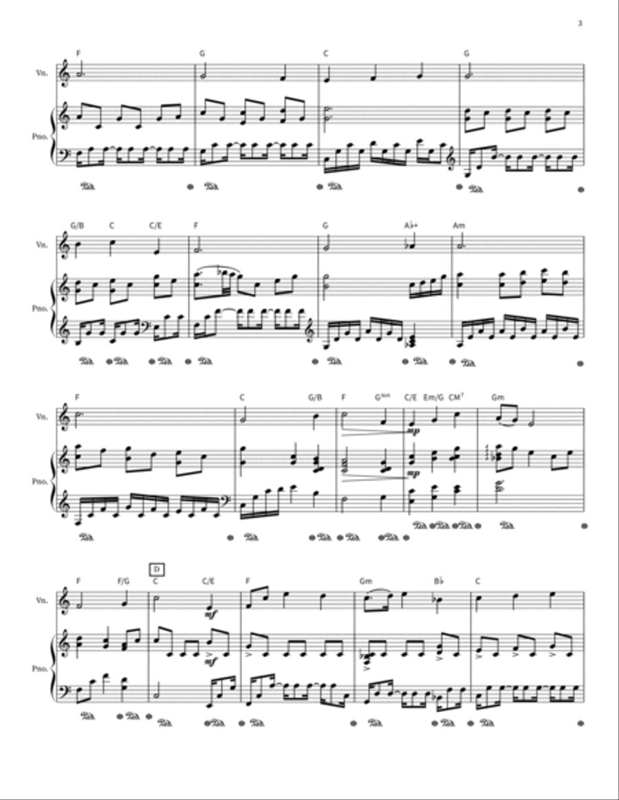 Be Thou My Vision String Duet scores gallery preview page 3