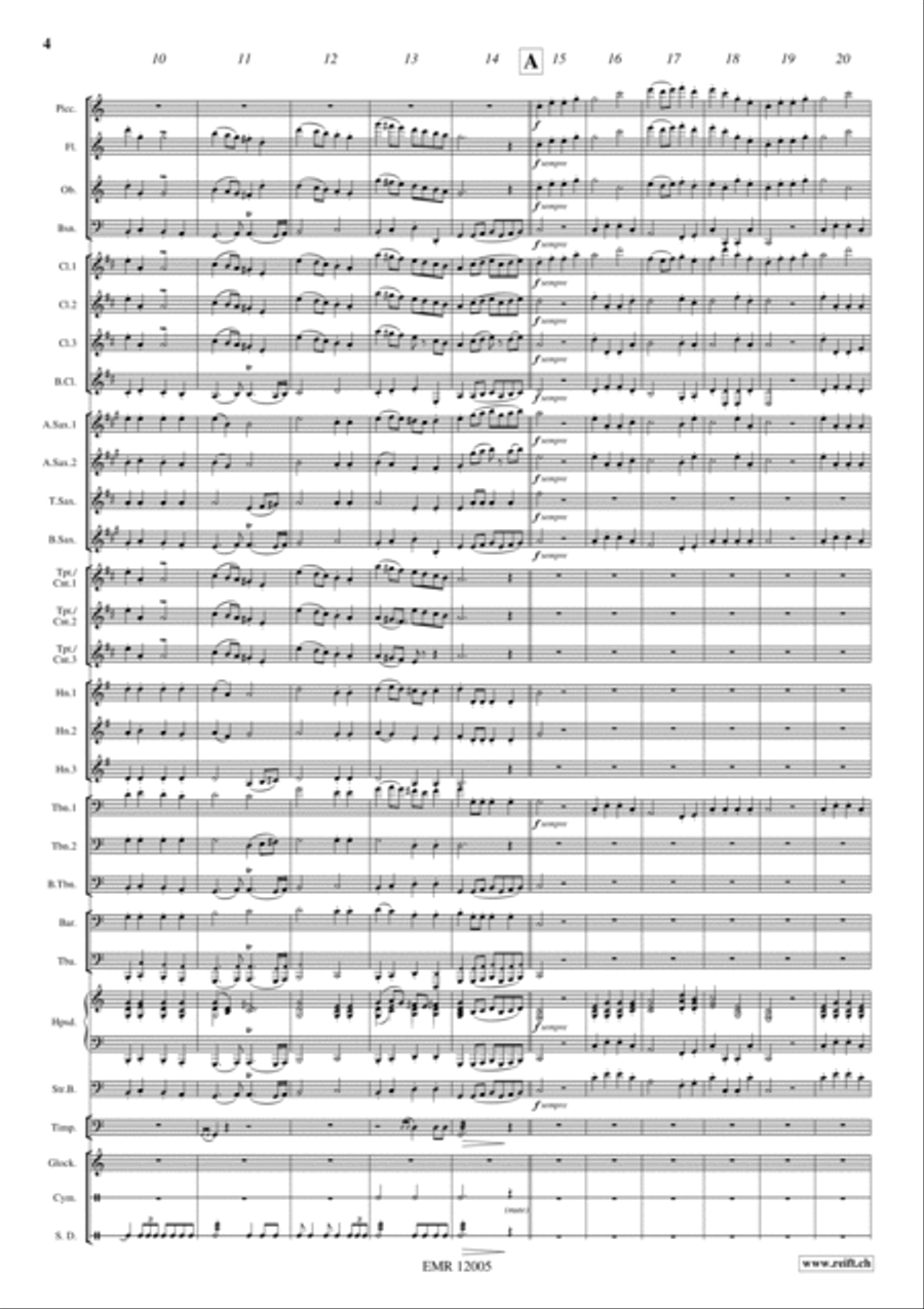 L' Armement Concert Band scores gallery preview page 4