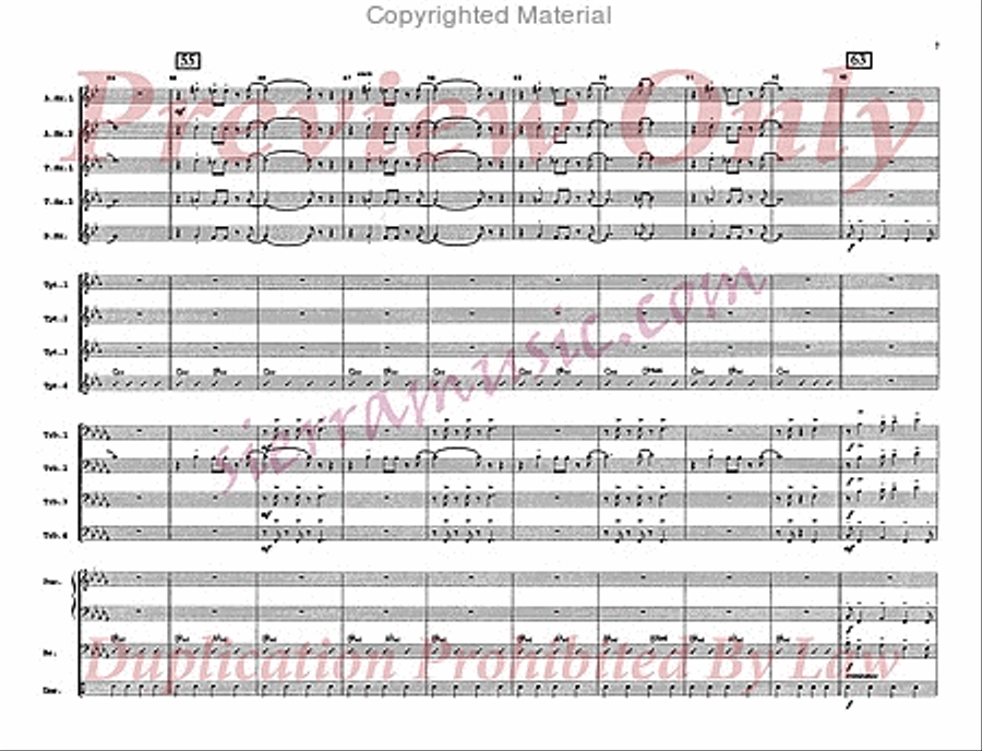 Shadrack Big Band scores gallery preview page 8
