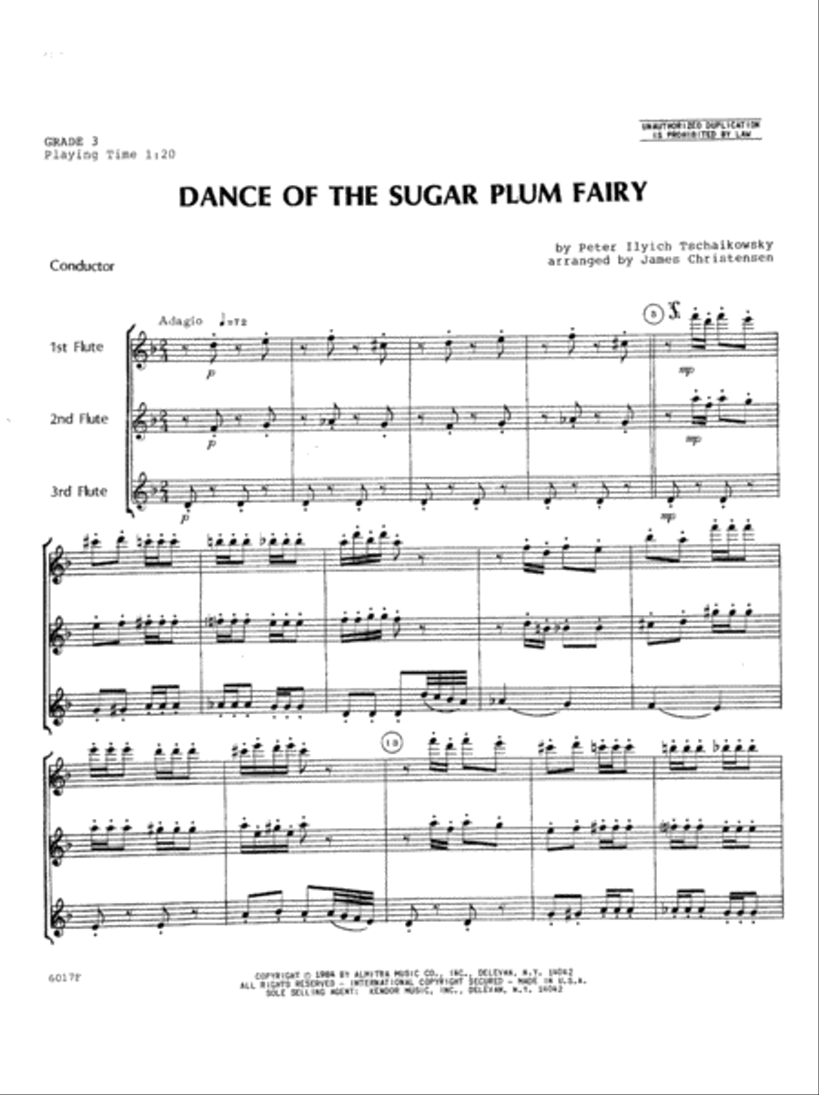 Dance Of The Sugar Plum Fairy Flute Trio scores gallery preview page 2