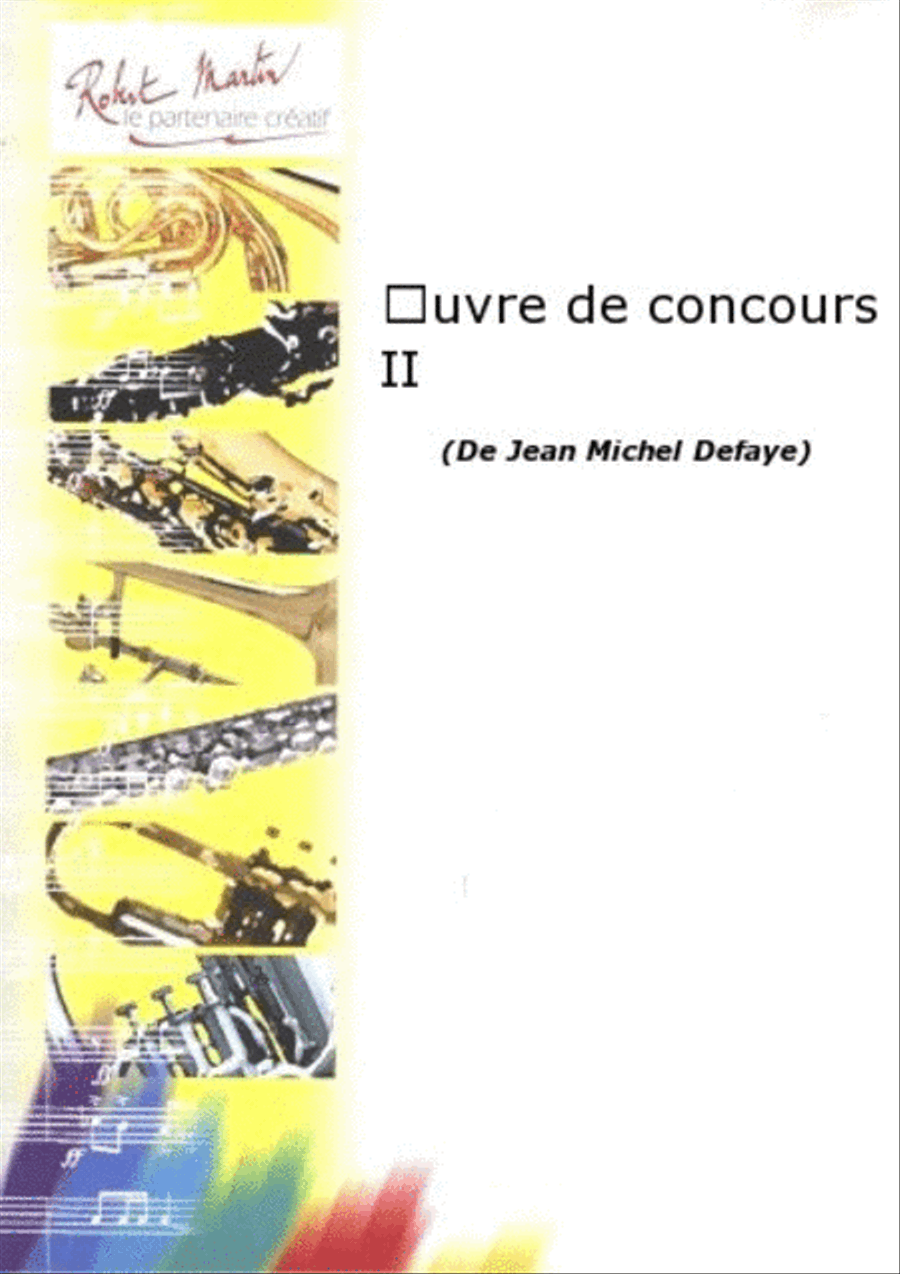 Œuvre de concours II Piano Accompaniment scores gallery preview page 1