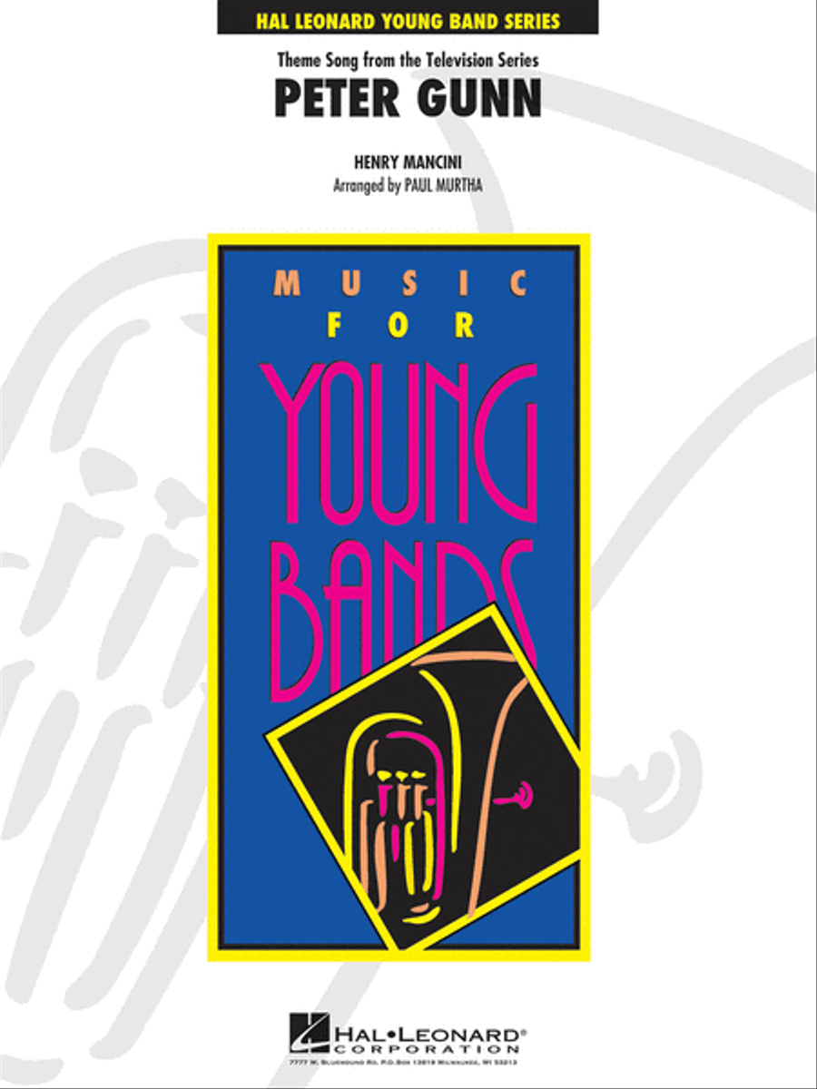Peter Gunn Concert Band scores gallery preview page 1