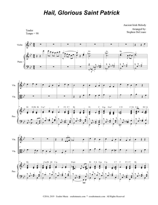 Hail, Glorious Saint Patrick (Duet for Violin and Viola - Alternate Version)