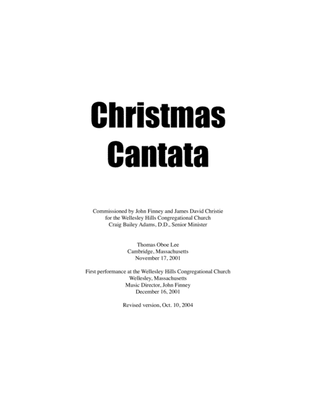 Christmas Cantata (2001) for SATB chorus, oboe, English horn, 2 bassoons, timpani and organ