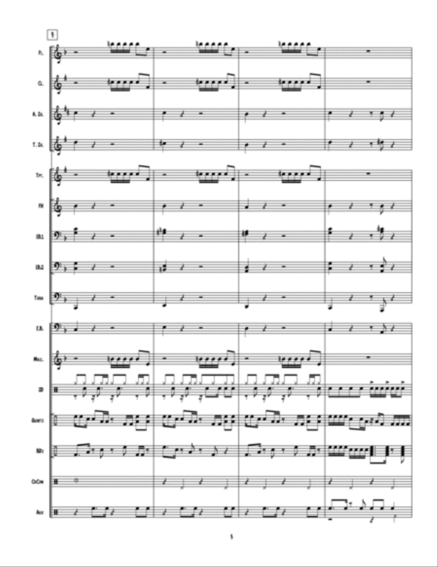1 Thing Marching Band scores gallery preview page 3