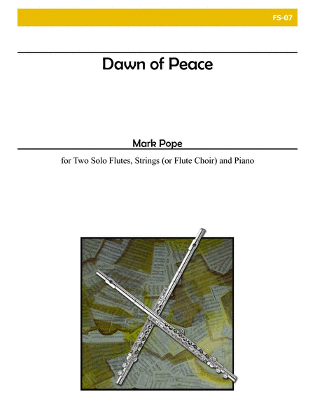 Dawn of Peace (Two Flutes and Strings or Flute Choir, and Piano) image number null