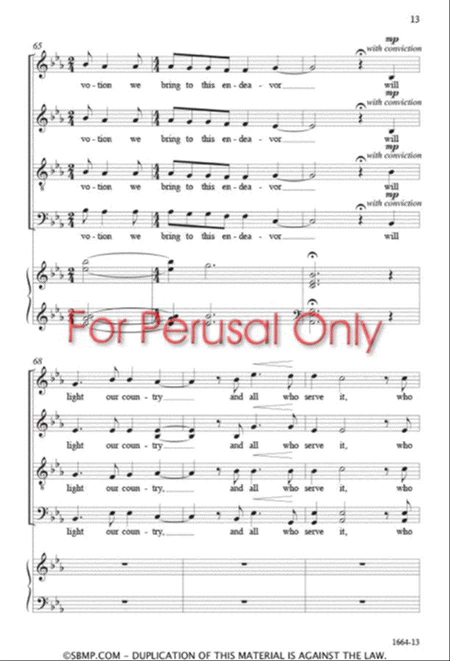 Light the World Light the World 4-Part scores gallery preview page 12