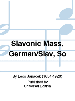 Slavonic Mass, German/Slav, So