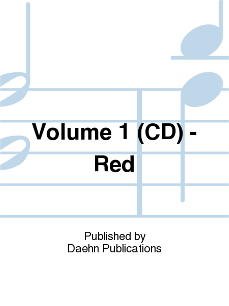 Volume 1 (CD) - Red CD scores gallery preview page 1