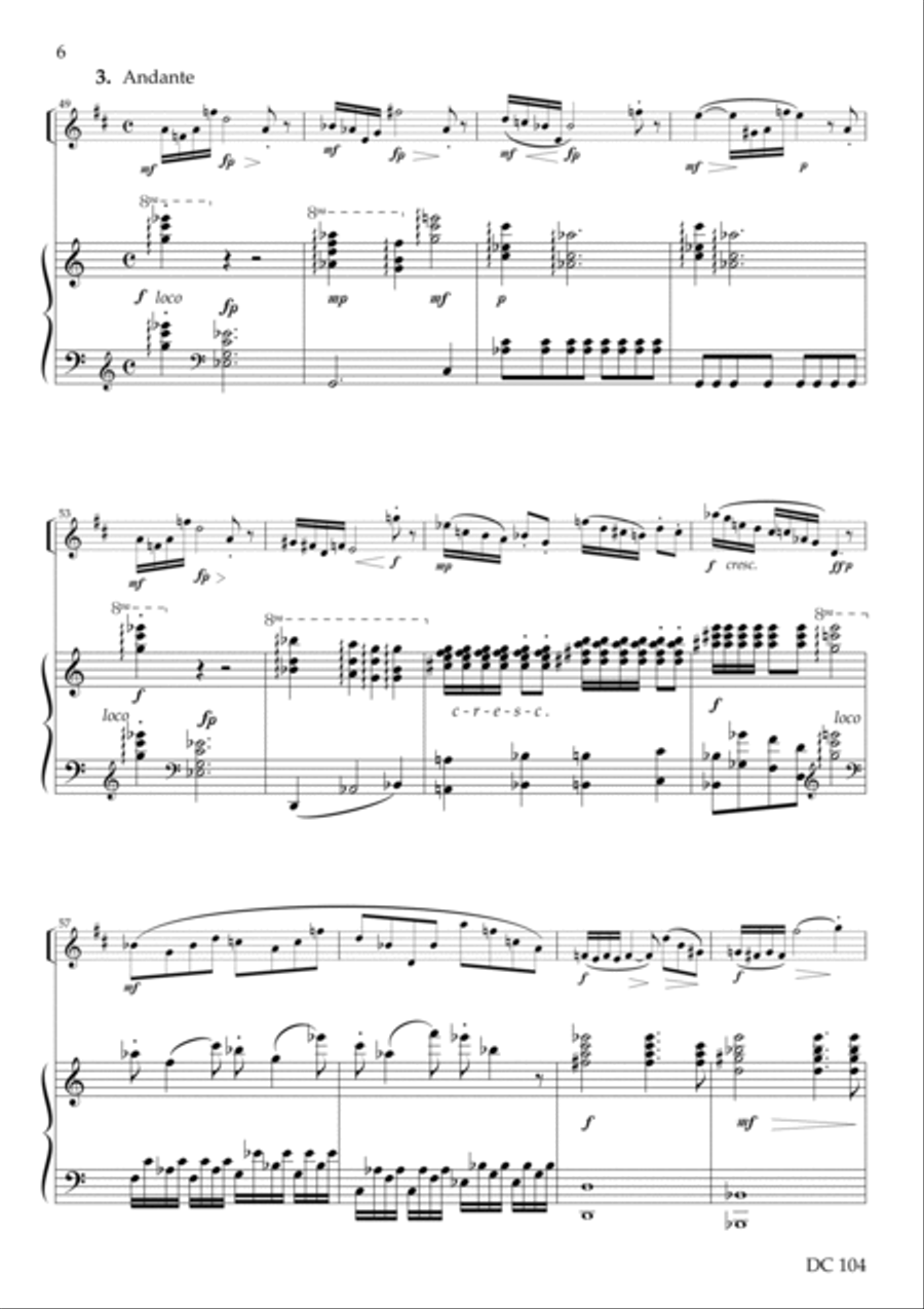 Eloquent Variations - for trumpet (or cornet) and piano Trumpet Duet scores gallery preview page 6