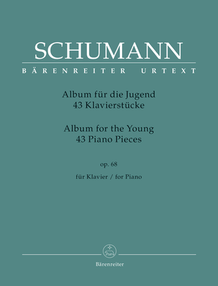 Book cover for 43 Piano Pieces for the Young op. 68
