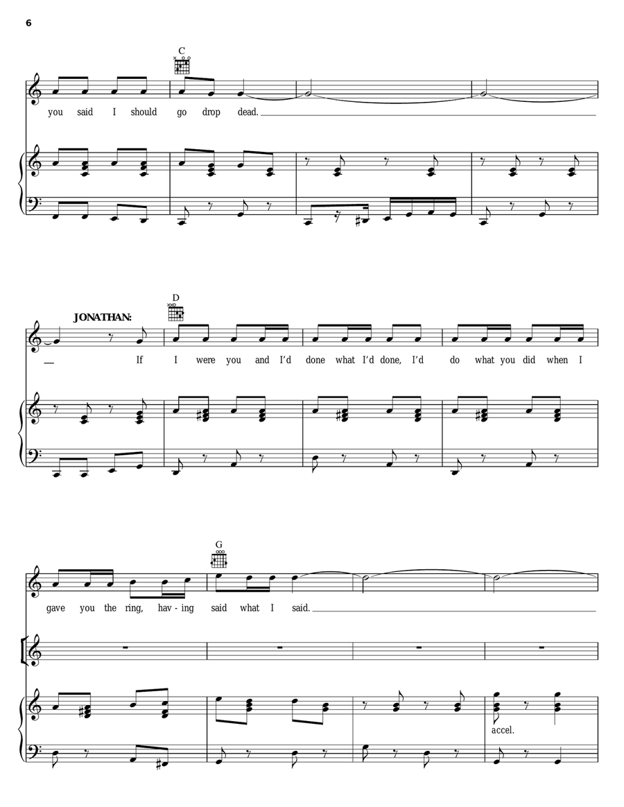 Therapy (from tick, tick... BOOM!) Guitar scores gallery preview page 6