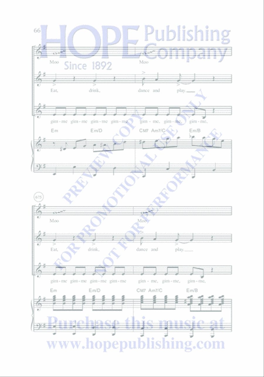 Are We There Yet Unison Choir scores gallery preview page 74