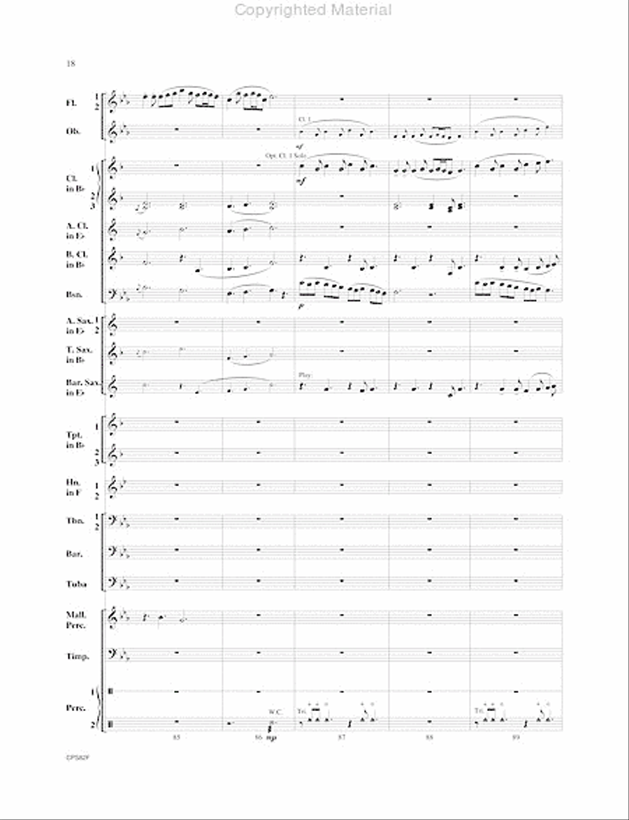 Highland Celebration Highland Celebration Concert Band scores gallery preview page 19