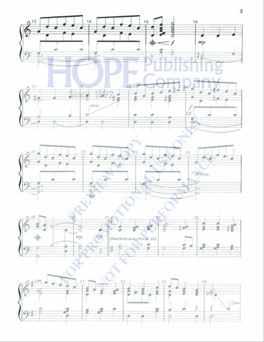O Worship the King 5-Octaves scores gallery preview page 3