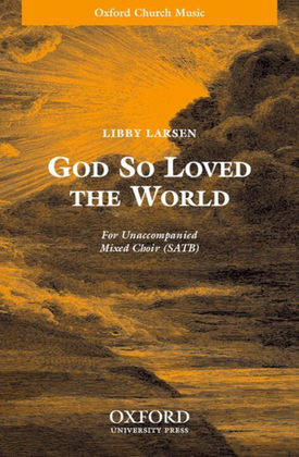 Book cover for God so loved the world