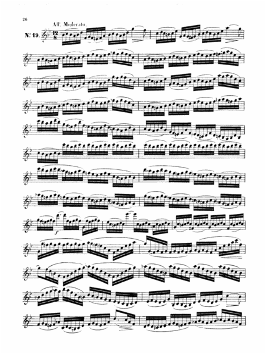 Klosé: Thirty Etudes after H. Aumont Part scores gallery preview page 1