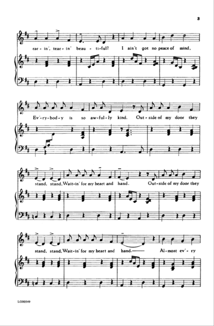 Beautiful Yet Truthful Women's Choir scores gallery preview page 14