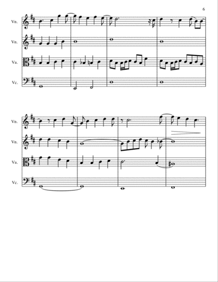Hello String Quartet scores gallery preview page 6